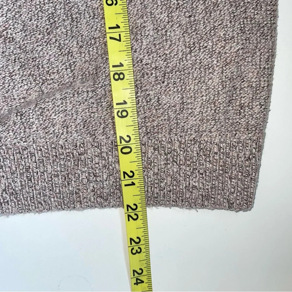 Abercrombie & Fitch Light Pink Marled Mock Neck Pullover Sweater Small Women’s - Picture 7 of 10